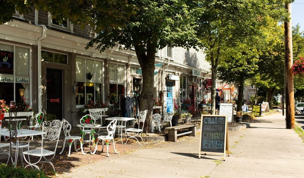Cafe in Downtown Georgetown MA