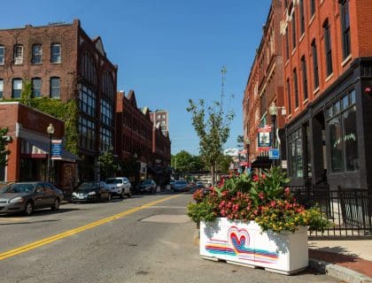 Main Street in Downtown Haverhill MA