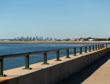 Scenic Water View in Red Rock Park in Lynn MA