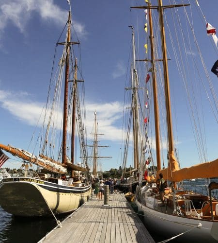 Dock in Gloucester MA During SchoonerFest