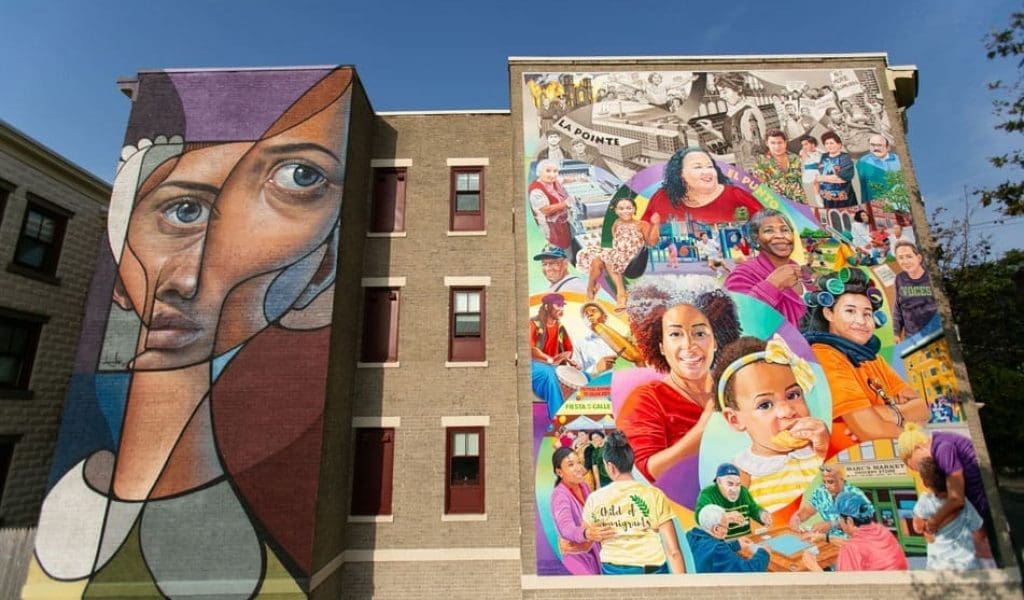 North Shore CDC Congress Street mural in Salem, MA