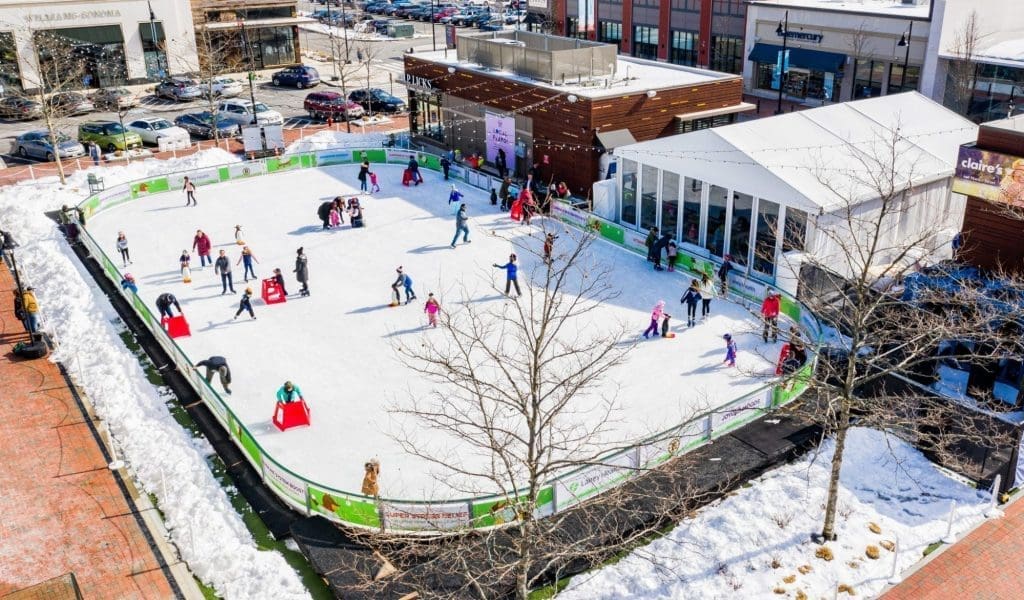 The MarketStreet Lynnfield​ Ice Skating Rink is now open through February!
